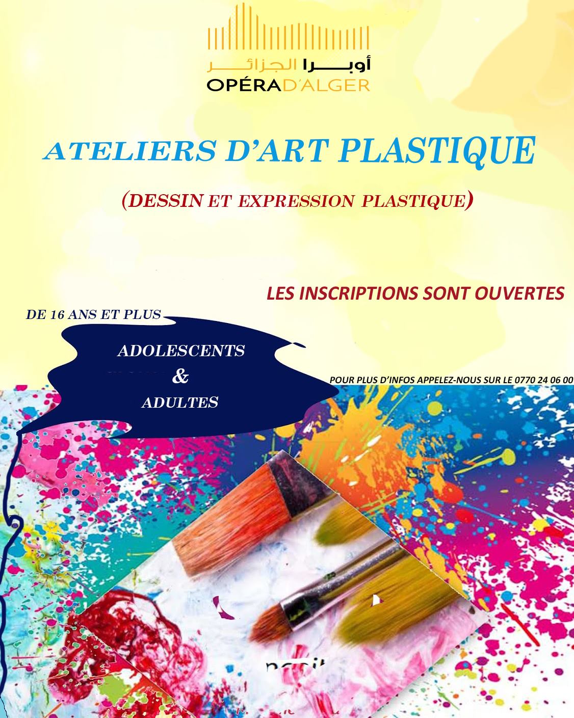 Lancement des Ateliers d’Art Plastique (Dessin et Expression Plastique)